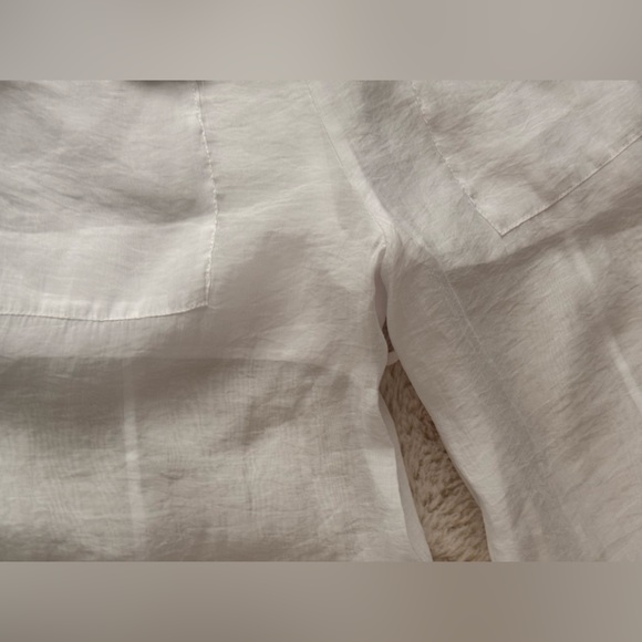 Zara Crisp White Trousers - Picture 8 of 8